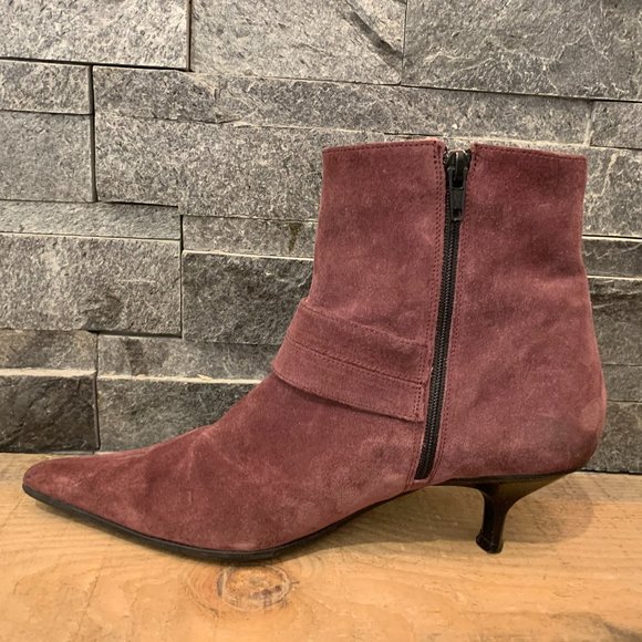 Roberto Vianni Suede Ankle Boots - Picture 6 of 8